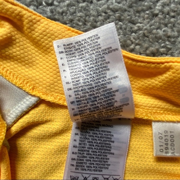 Adidas Women's Cycling Yellow Active Top - Picture 8 of 11